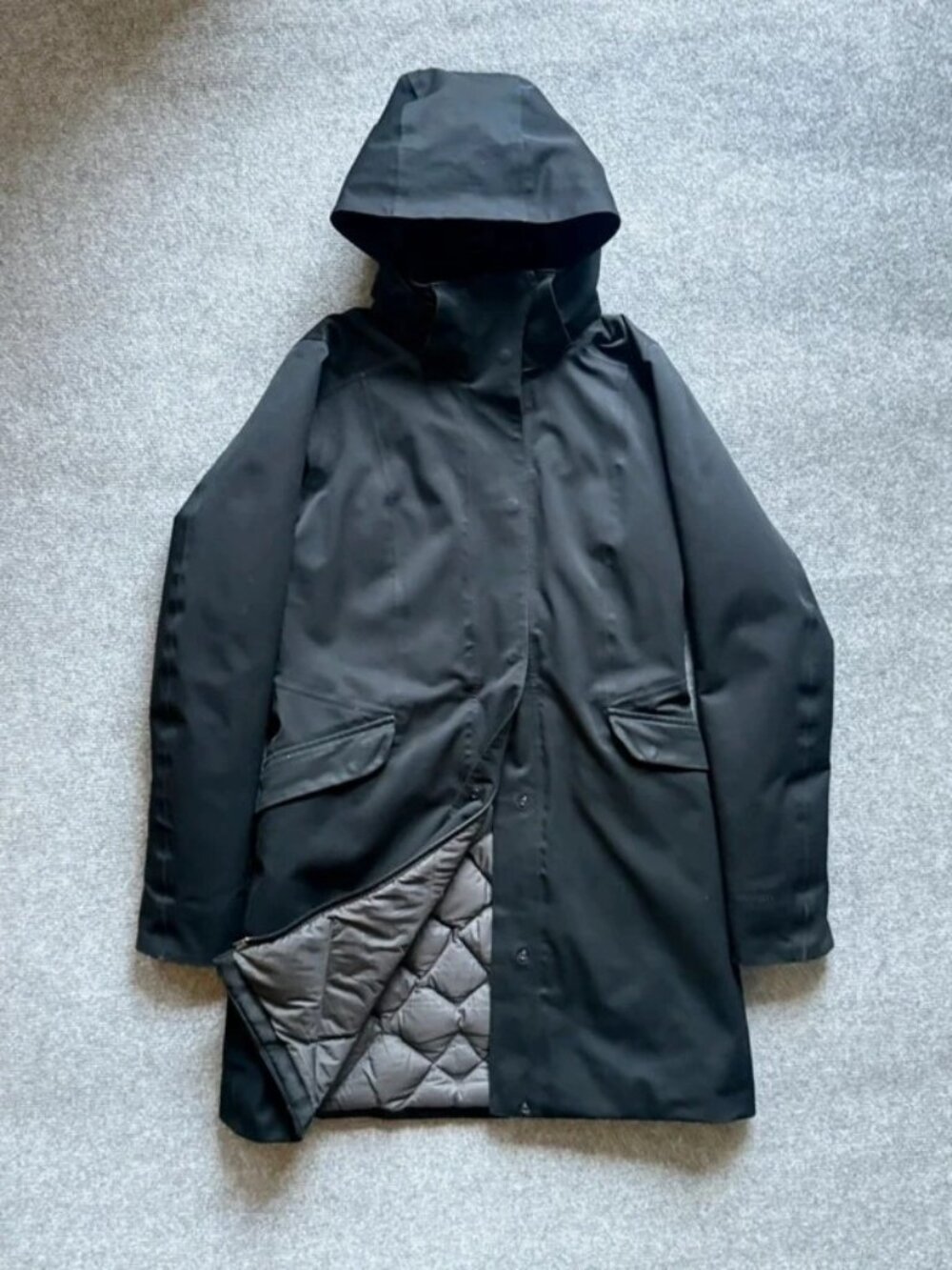 Patagonia Duete Parka H2No Waterproof Down Jacket 2-in-1 Black Size S